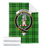 Clan Clephan Crest Tartan Blanket UC152