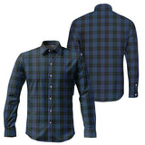 Clan Clergy Blue Tartan Long Sleeve Shirt P1063