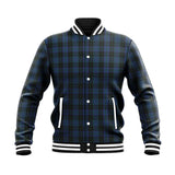 Clan Clergy Blue Tartan Baseball Jacket J1050