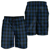 Clan Clergy Blue Tartan Mens Shorts N1040