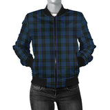 Clan Clergy Blue Tartan Bomber Jacket Z167