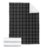 Clan Clergy Grey Tartan Blanket U169