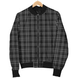 Clan Clergy Grey Tartan Bomber Jacket Z168