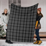 Clan Clergy Grey Tartan Blanket U169