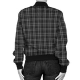 Clan Clergy Grey Tartan Bomber Jacket Z168