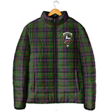 Clan Cochrane Crest Tartan Padded Jacket RF154