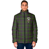 Clan Cochrane Crest Tartan Padded Jacket RF154