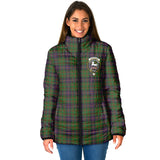 Clan Cochrane Crest Tartan Padded Jacket RF154