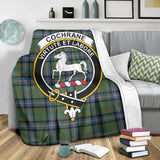 Clan Cochrane Ancient Crest Tartan Blanket UC153