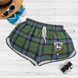 Clan Cochrane Ancient Crest Tartan Womens Shorts NW2023