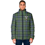 Clan Cochrane Ancient Crest Tartan Padded Jacket RF151