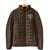 Clan Cochrane Modern Crest Tartan Padded Jacket RF153