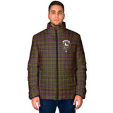 Clan Cochrane Modern Crest Tartan Padded Jacket RF153