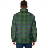 Clan Cockburn Crest Tartan Padded Jacket RF158