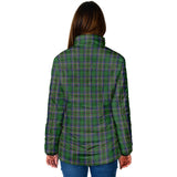 Clan Cockburn Crest Tartan Padded Jacket RF158