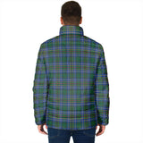 Clan Cockburn Ancient Crest Tartan Padded Jacket RF155