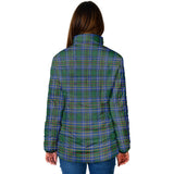 Clan Cockburn Ancient Crest Tartan Padded Jacket RF155