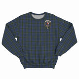 Clan Cockburn Blue Crest Tartan Sweatshirt HC827