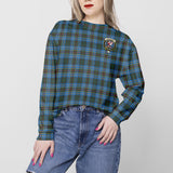 Clan Cockburn Modern Crest Tartan Sweatshirt HC826