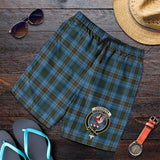 Clan Cockburn Modern Crest Tartan Mens Shorts NS825