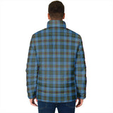 Clan Cockburn Modern Crest Tartan Padded Jacket RF157