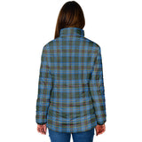 Clan Cockburn Modern Crest Tartan Padded Jacket RF157