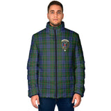 Clan Colquhoun Crest Tartan Padded Jacket RF162