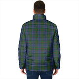 Clan Colquhoun Crest Tartan Padded Jacket RF162