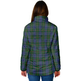 Clan Colquhoun Crest Tartan Padded Jacket RF162