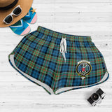 Clan Colquhoun Ancient Crest Tartan Womens Shorts NW2015