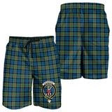 Clan Colquhoun Ancient Crest Tartan Mens Shorts NS823