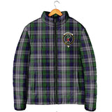 Clan Colquhoun Dress Crest Tartan Padded Jacket RF160