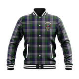 Clan Colquhoun Dress Crest Tartan Baseball Jacket JM823