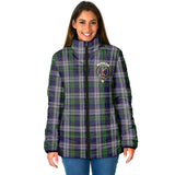 Clan Colquhoun Dress Crest Tartan Padded Jacket RF160