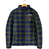 Clan Colquhoun Modern Crest Tartan Padded Jacket RF161