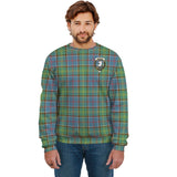 Clan Colville Crest Tartan Sweatshirt HC820