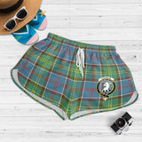 Clan Colville Crest Tartan Womens Shorts NW2011