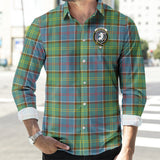 Clan Colville Crest Tartan Long Sleeve Shirt PC820