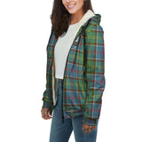 Clan Colville Crest Tartan Sherpa Hoodie CT820