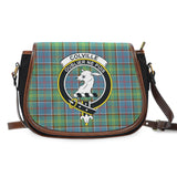 Clan Colville Crest Tartan Saddle Bag MS819