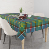 Clan Colville Tartan Tablecloth Golden Sword of Courageous Legacy BG166