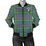 Clan Colville Crest Tartan Bomber Jacket ZJ163