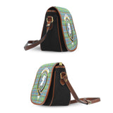 Clan Colville Crest Tartan Saddle Bag MS819