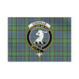 Clan Colville Crest Tartan Flag CF163