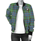 Clan Colville Crest Tartan Bomber Jacket ZJ163