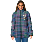 Clan Cooper Crest Tartan Padded Jacket RF165