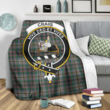 Clan Craig Ancient Crest Tartan Blanket UC168