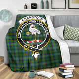 Clan Cranstoun Crest Tartan Blanket UC170