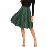 Clan Cranstoun Tartan Melete Pleated Midi Skirt V1013