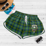 Clan Cranstoun Crest Tartan Womens Shorts NW2006